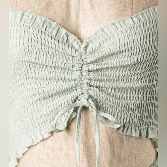 Women sage dress - Picture 2 of 4